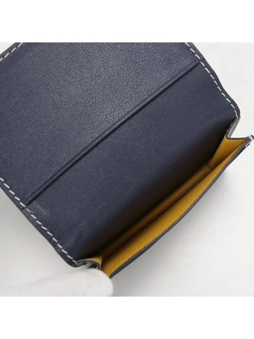 Goyard Malesherbes Business Card Holder Wallet Canvas